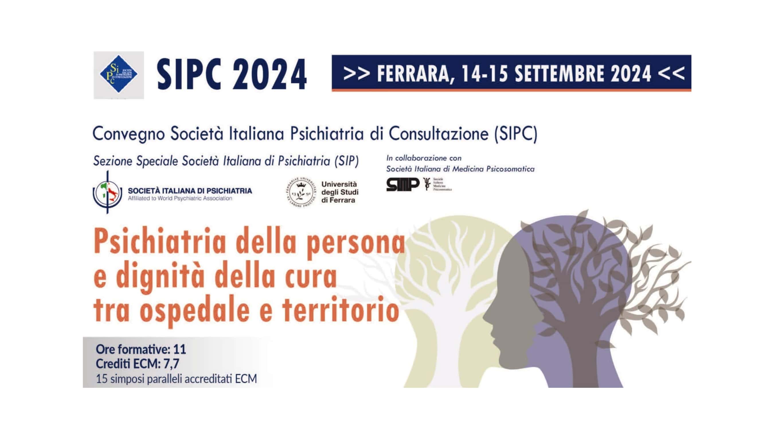 Clicca per accedere all'articolo Convegno "Psichiatria della persona e dignità della cura tra ospedale e territorio" - Ferrara, 14-15 settembre 2024