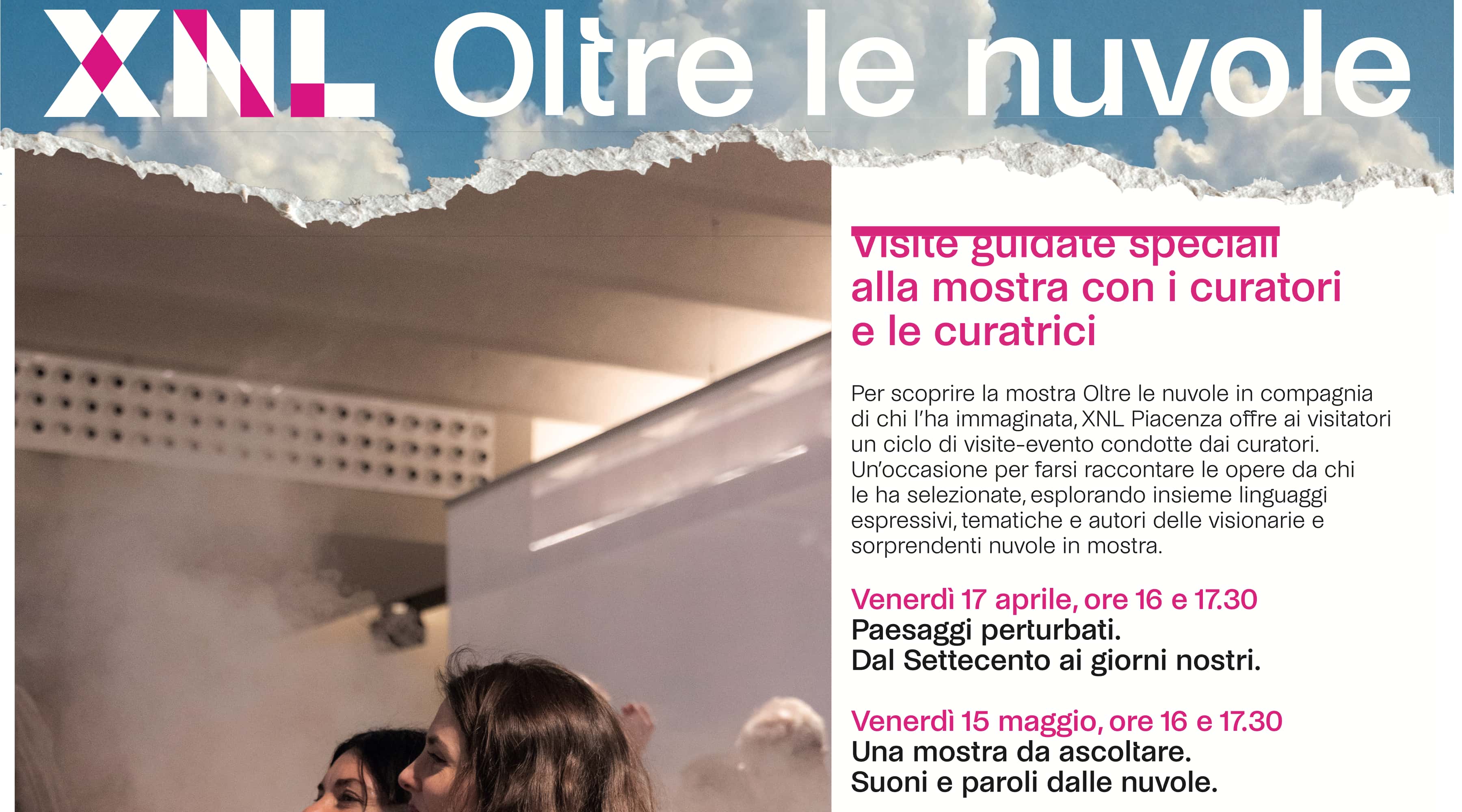 Clicca per accedere all'articolo Oltre le nuvole - Visite guidate con i curatori
